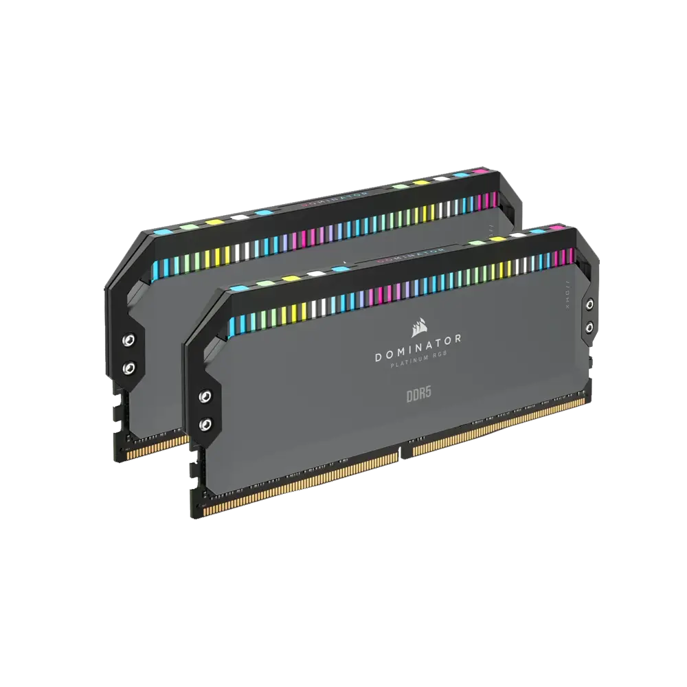 Corsair Dominator Platinum RGB DDR5 64GB Dual 5600MHz CL40 - for AMD - ‌Cool Grey
