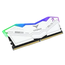 حافظه رم تیم گروپ مدل T-Force DELTA RGB DDR5 32GB Dual 5600MHz CL32 – White
