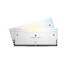 حافظه رم کورسیر مدل  Dominator Titanium RGB 32GB 16GBx2 6000MHz CL30 DDR5 White