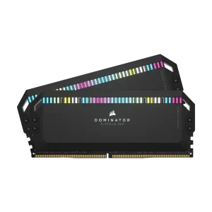 رم کامپیوتر Corsair Dominator Platinum RGB DDR5 32GB Dual 5200MHz CL40 - Black