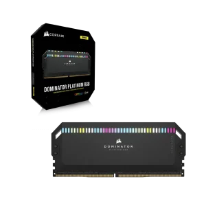 رم کامپیوتر رم کامپیوتر Corsair Dominator Platinum RGB DDR5 32GB Dual 6400MHz CL38 - Black