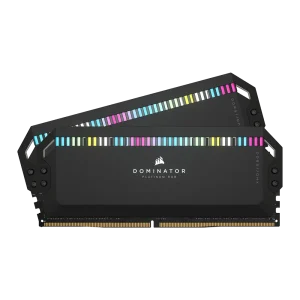 رم کامپیوتر Corsair Dominator Platinum RGB DDR5 32GB Dual 6400MHz CL38 - Black