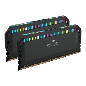 رم کامپیوتر Corsair Dominator Platinum RGB DDR5 32GB Dual 6400MHz CL38 - Black