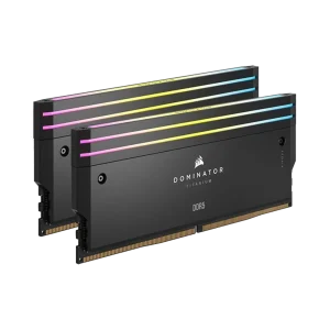 حافظه رم کورسیر Dominator Titanium RGB 64GB 32GBx2 6600MHz CL32 DDR5