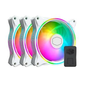 cooler master masterfan mf120 halo white edition - 3 in 1