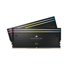 حافظه رم کورسیر مدل Dominator Titanium RGB 32GB 16GBx2 6600MHz CL32 DDR5 Black